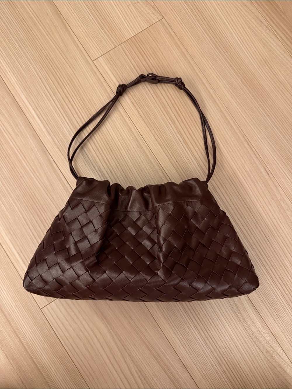Bottega Veneta Dustbag Intrecciato Leather Shoulder Bag